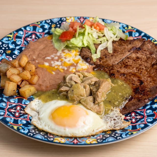 Carne Asada and Eggs.