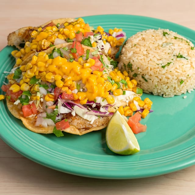 Blackened Fish Taco Dinner.